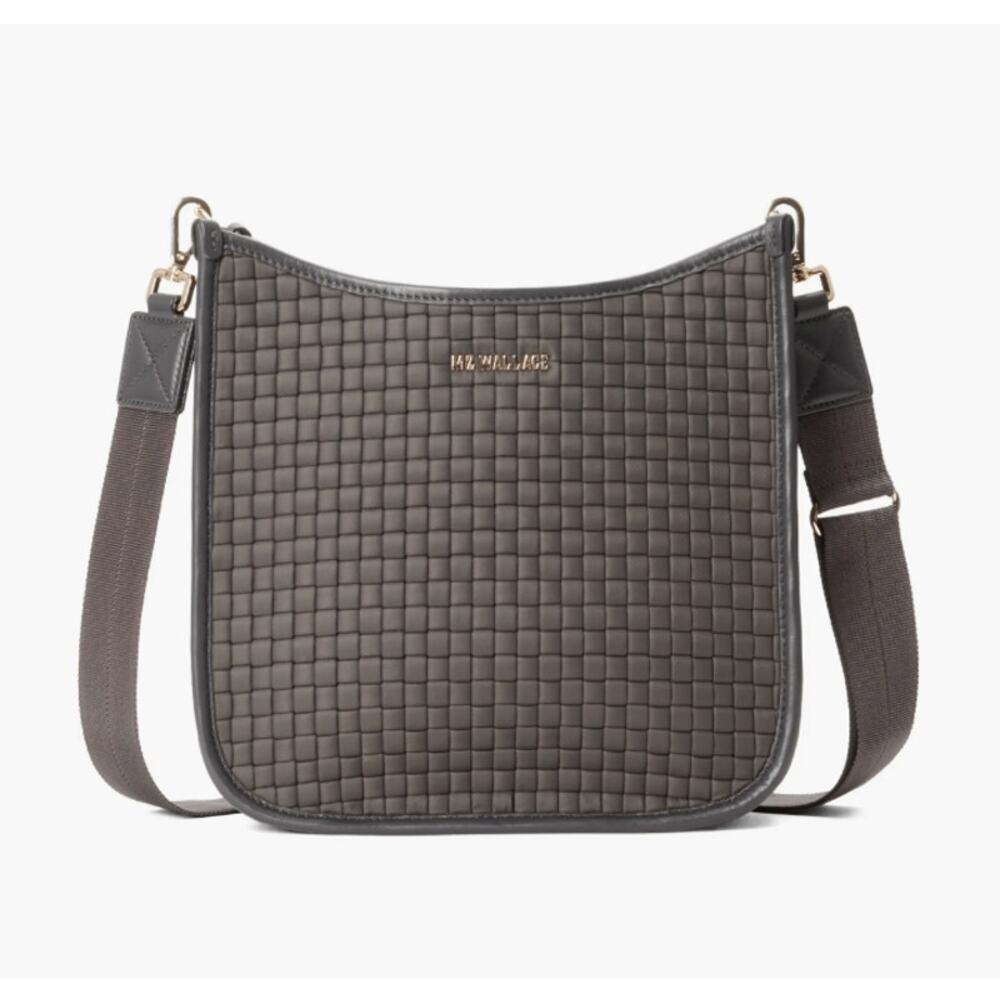 MZ Wallace Magnet Woven Nylon Box Crossbody Bag